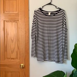 Striped long sleeve t shirt